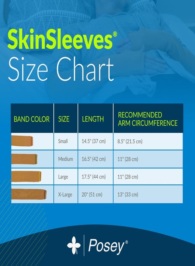 بوسي واقيات TIDI 6000B Posey SkinSleeves - متوسطة - 25 زوجًا من أكمام الذراع الواقية للبشرة الحساسة (50 كمًا إجمالاً) - الرعاية الصحية المنزلية - المستلزمات الطبية - Image 5